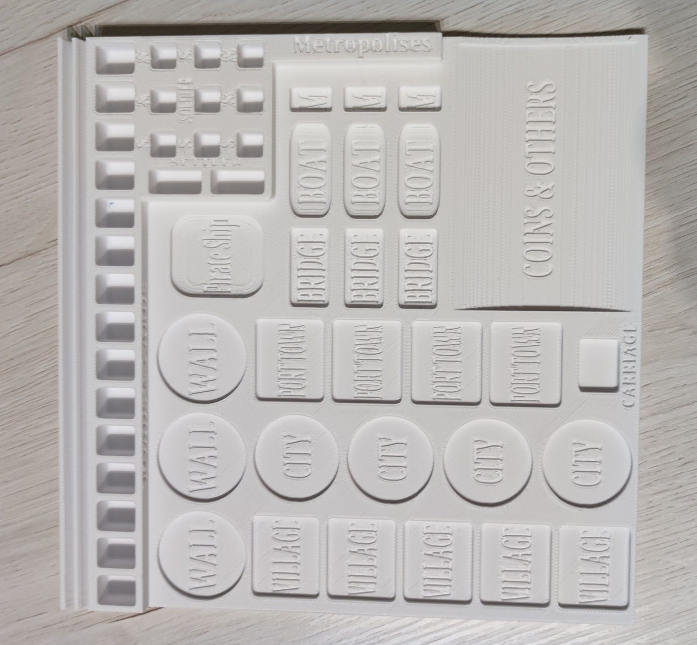 CATAN - organizer do gry (duży) na podstawę i dodatki