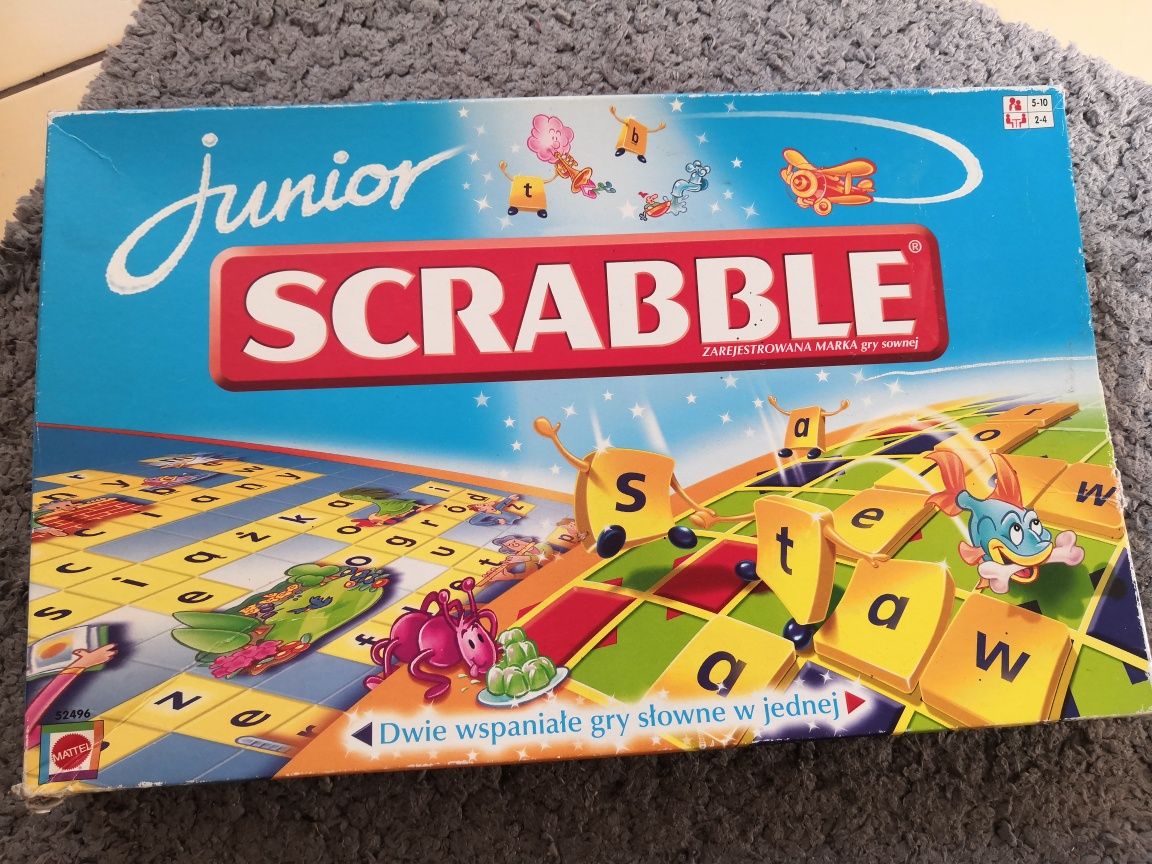 Scrabble junior Mattel gra oryginalna