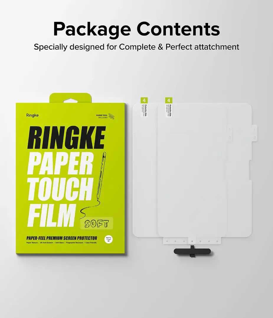 Защитная плёнка Ringke Paper Touch Soft 2-pack для iPad Pro 2024 Matte