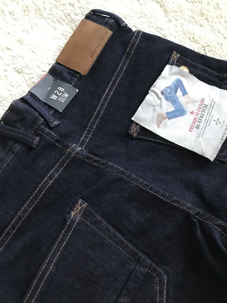 Jeans SPRINGFIELD W28 Premium Denim Stretch NOWE!