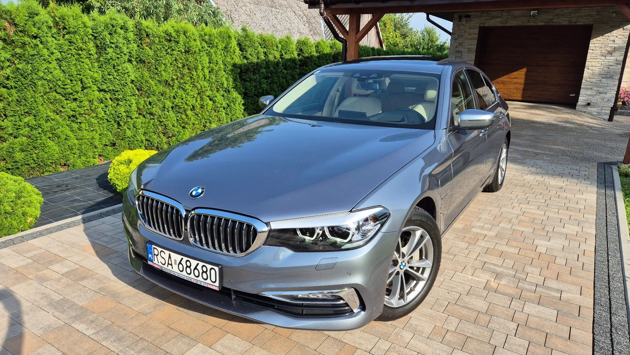 BMW Seria 5 55.000 km / 2018 /Hybryda Plug-In/Kamery 360/Navi/Full Led/ Serwis ASO