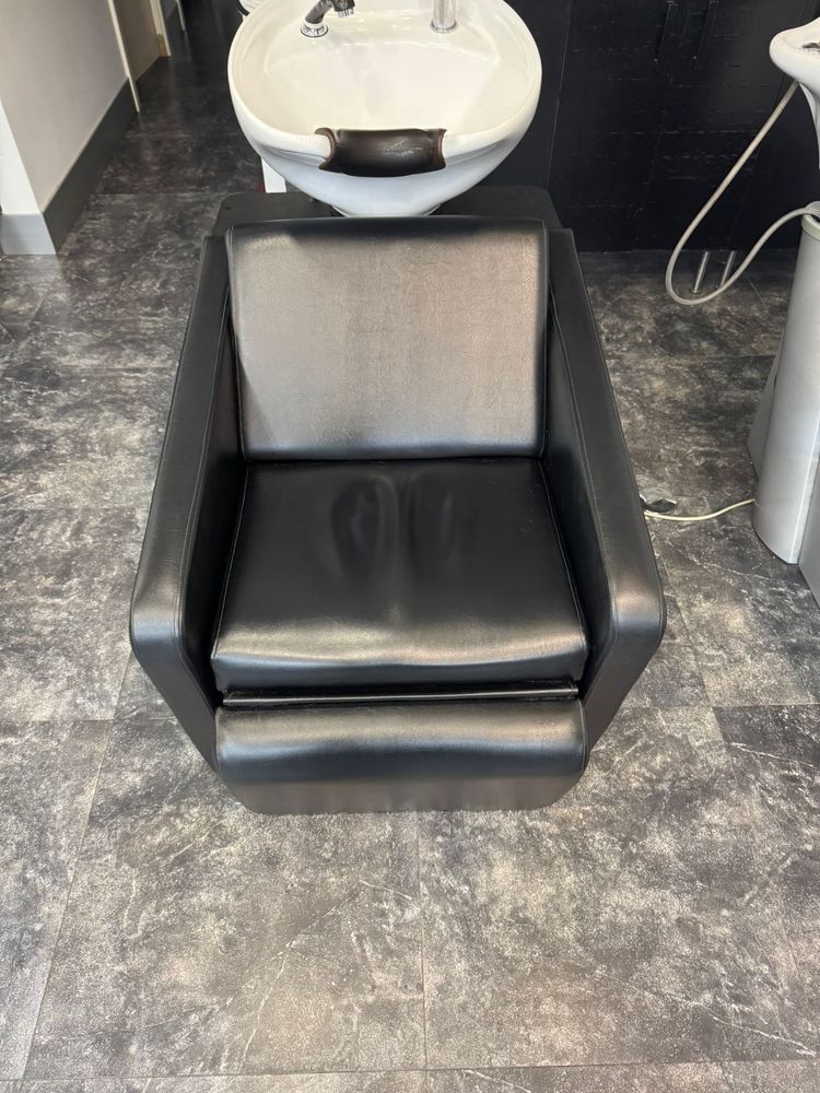 Rampa de lavagem electrica com massagem cabeleireiro.