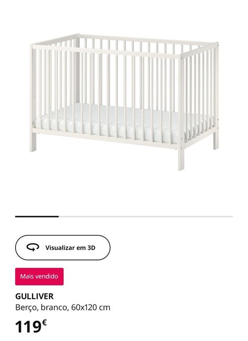 Vendo berço com colchão