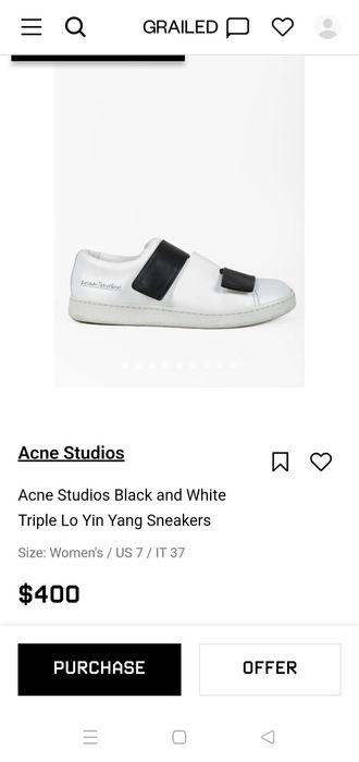 Кеди Acne Studios / Acne Studios Ying Yang sneakers