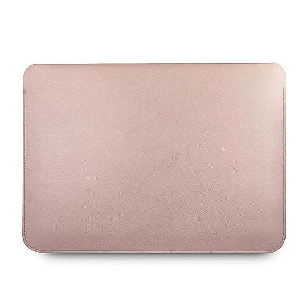 Pokrowiec Guess Saffiano Script na laptopa 13'' - różowy