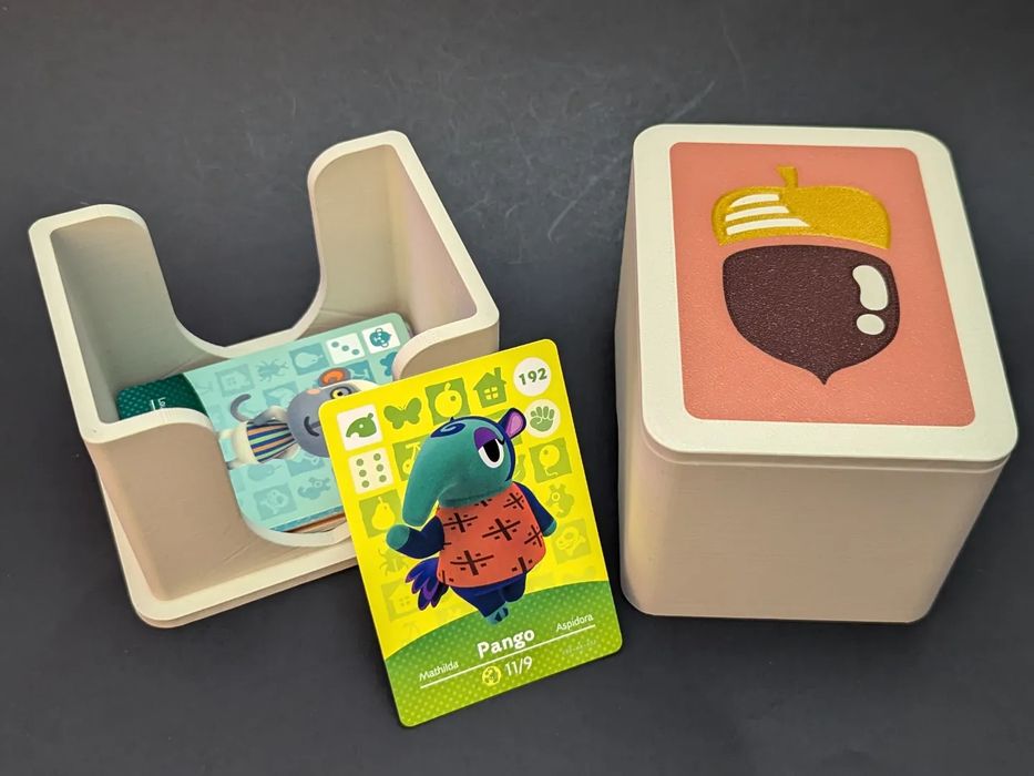 Caixa para Cartas Amiibo Animal Crossing (Versão Alta)