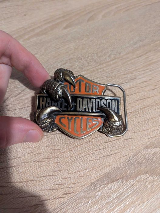 Пряжка для пояса Harley Davidson, оригинал, 1991 год