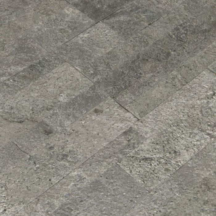 Fornir ścienny kamienny samoprzylepny Silver Grey kamień ozdobny