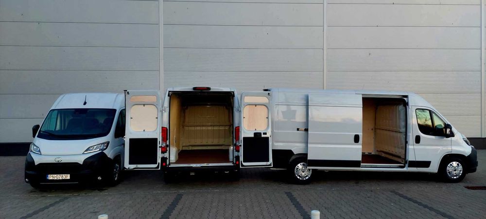 Wynajem busa dostawczego blaszaka L3H2 Ducato Boxer Jumper Proace MAX