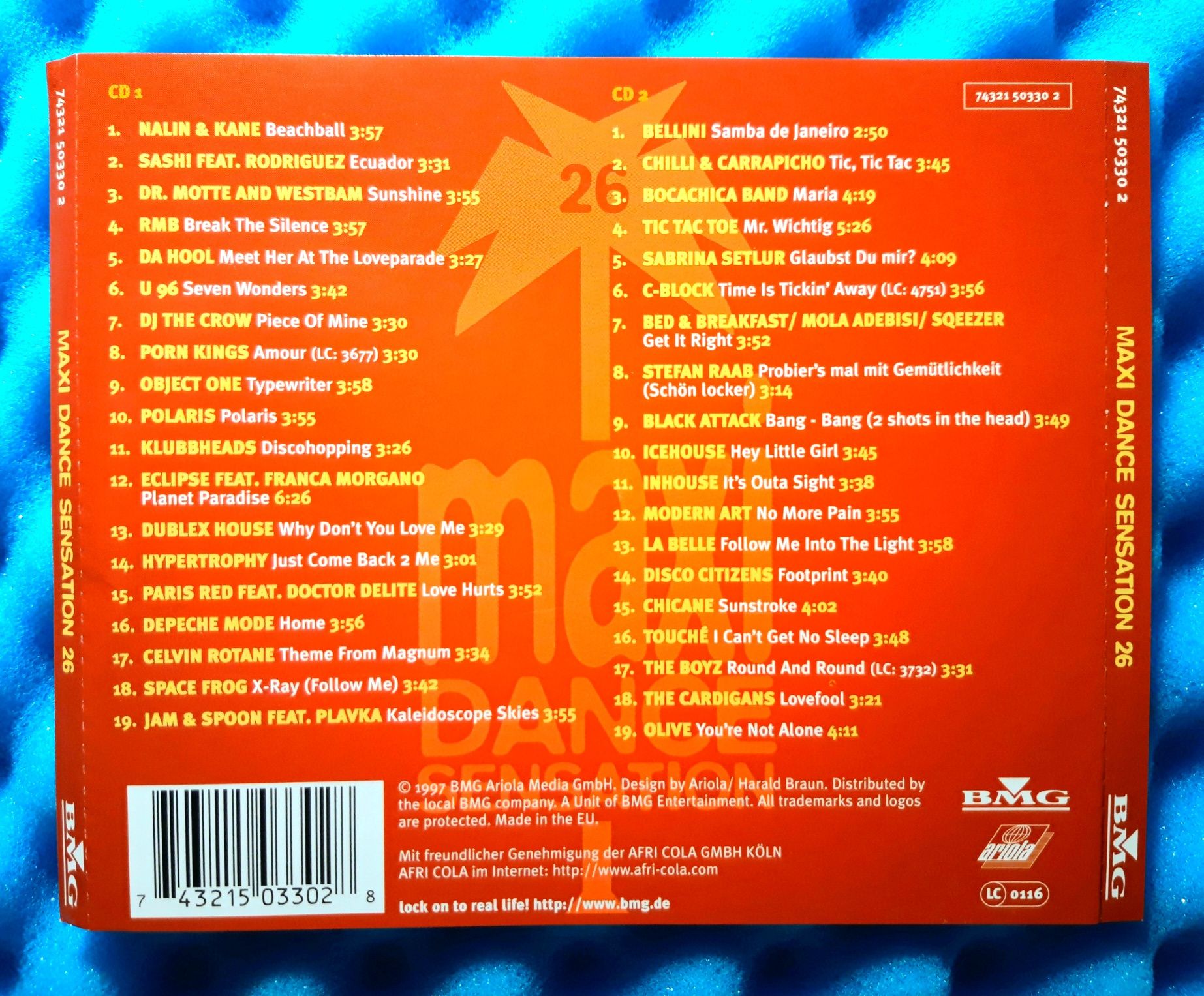 Maxi Dance Sensation 26 (2xCD, 1997)