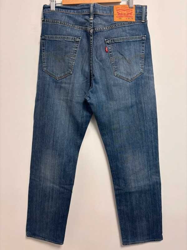 Levi's 751 W33 L32 męskie jeansy niebieskie 100% bawełna proste