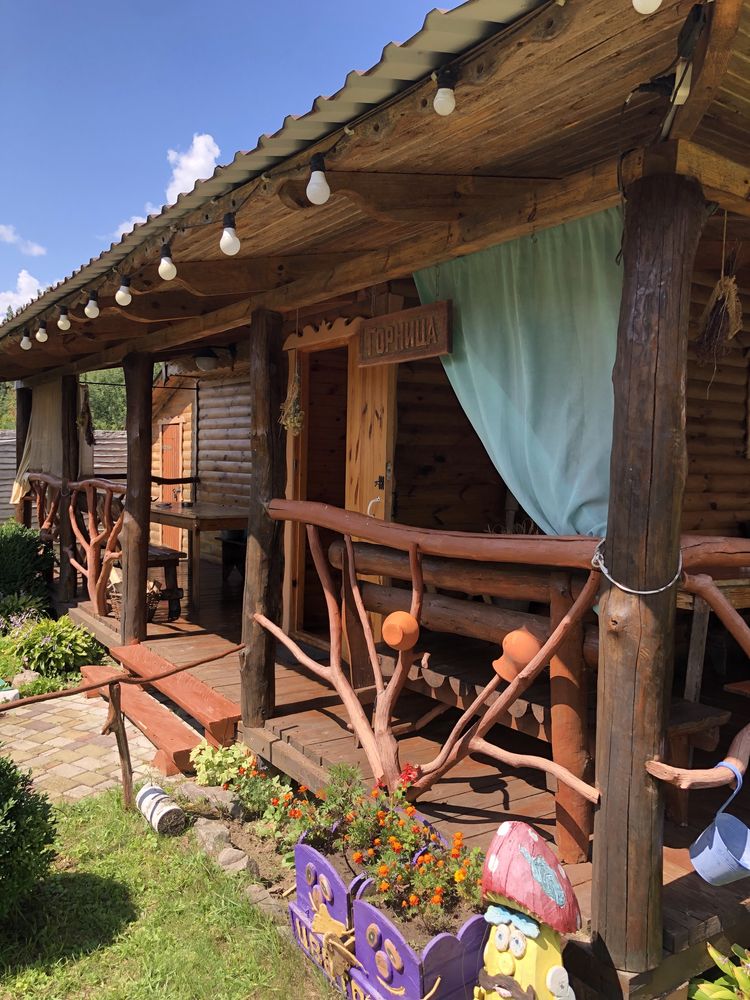 Відпочинок на Блакитних Озерах Садиба  На селі у Дідуся