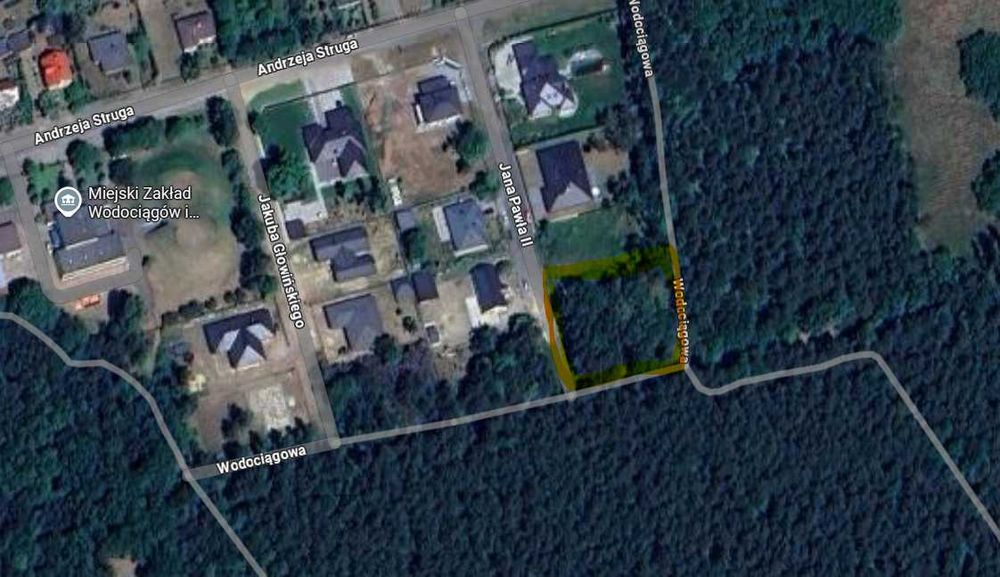 Działka budowlana Głowno ul. Jana Pawła II