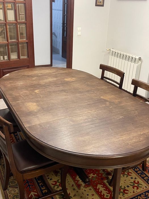 Mesa extensível para sala de jantar