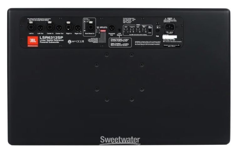 Sub JBL LSR 6312SP com dsp para estudio 300w