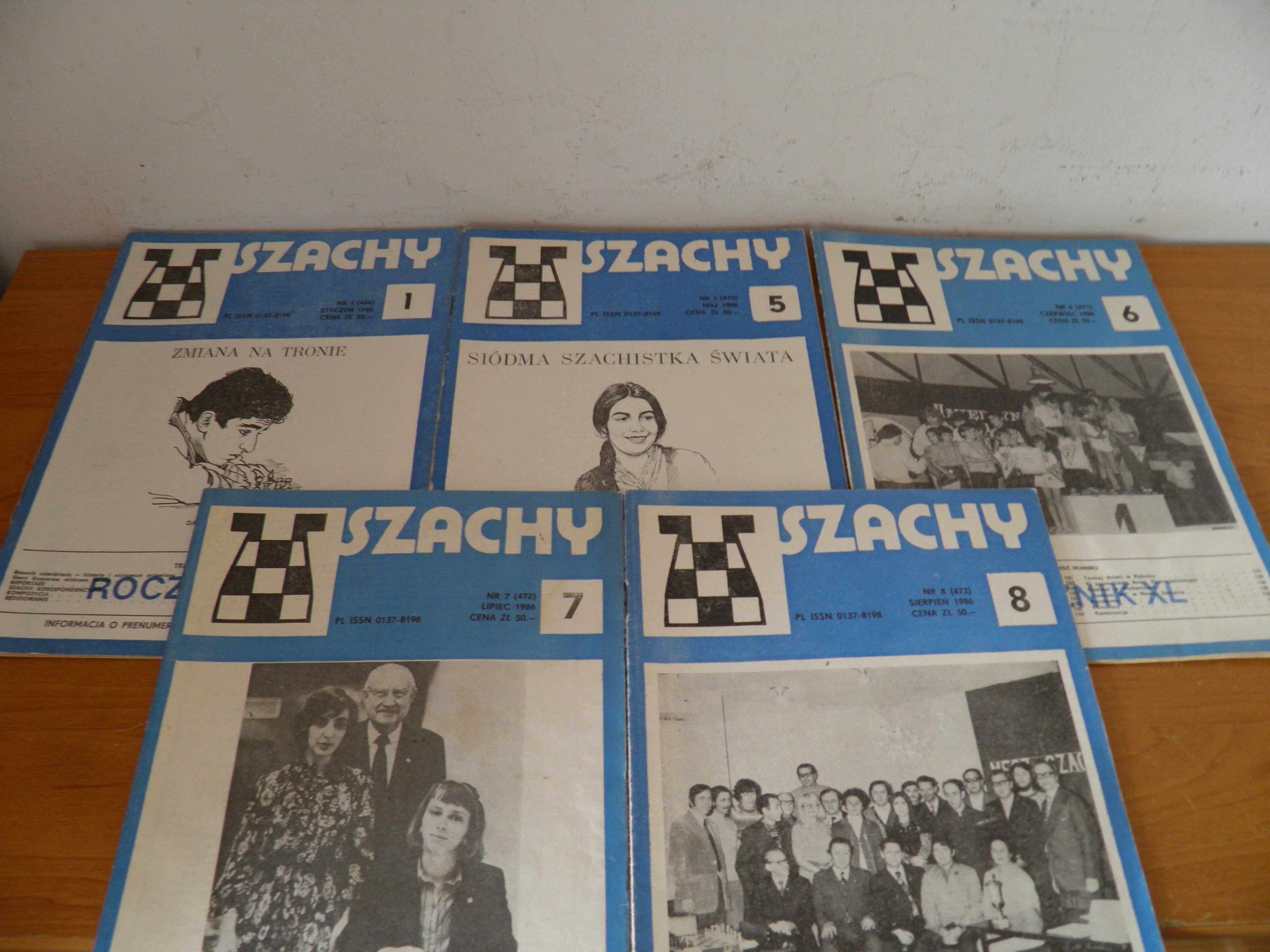 Szachy 1986 miesięcznik