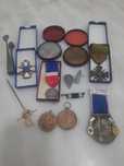 lote de 8 medalhas e condecorações