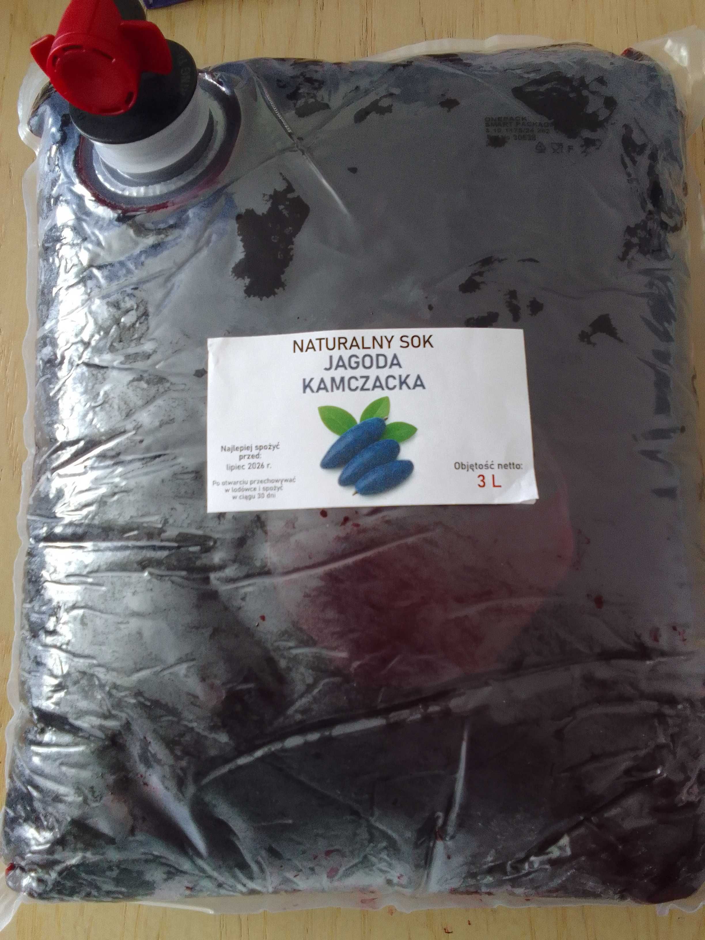 Sok z jagody kamczackiej