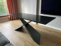 Stół z kamienia Angola Black 200x80 granit marmur