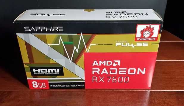 RX 7600 8gb pulse sapphire overclock