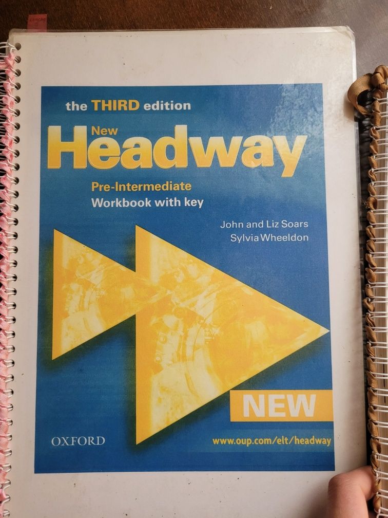 the THIRD edition Headway книга та зошит 

Headway