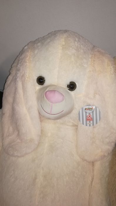 Coelho de peluche gigante 1.30m