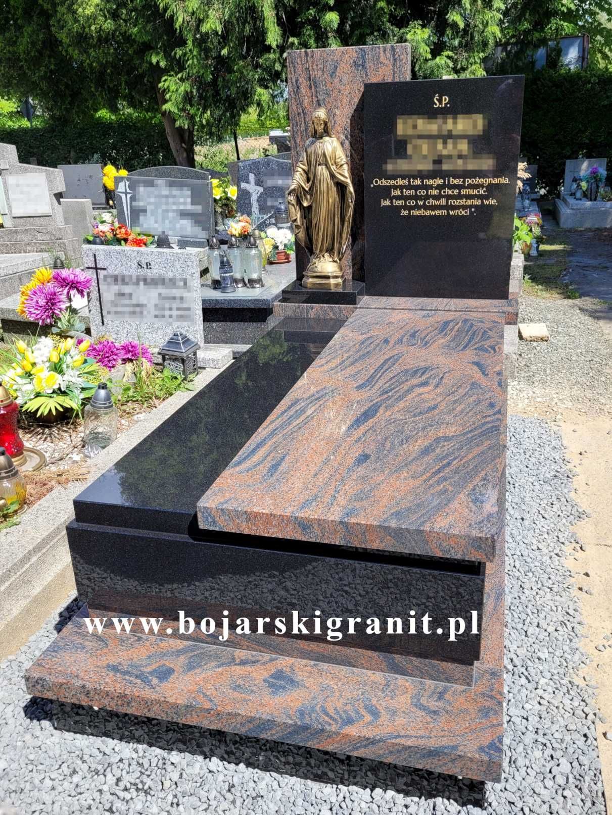 Nagrobki granitowe / Pomniki nagrobne PRODUCENT