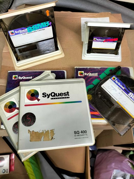 раритет, магнитооптические диски SyQuest - 44MB/88MB/270MB
