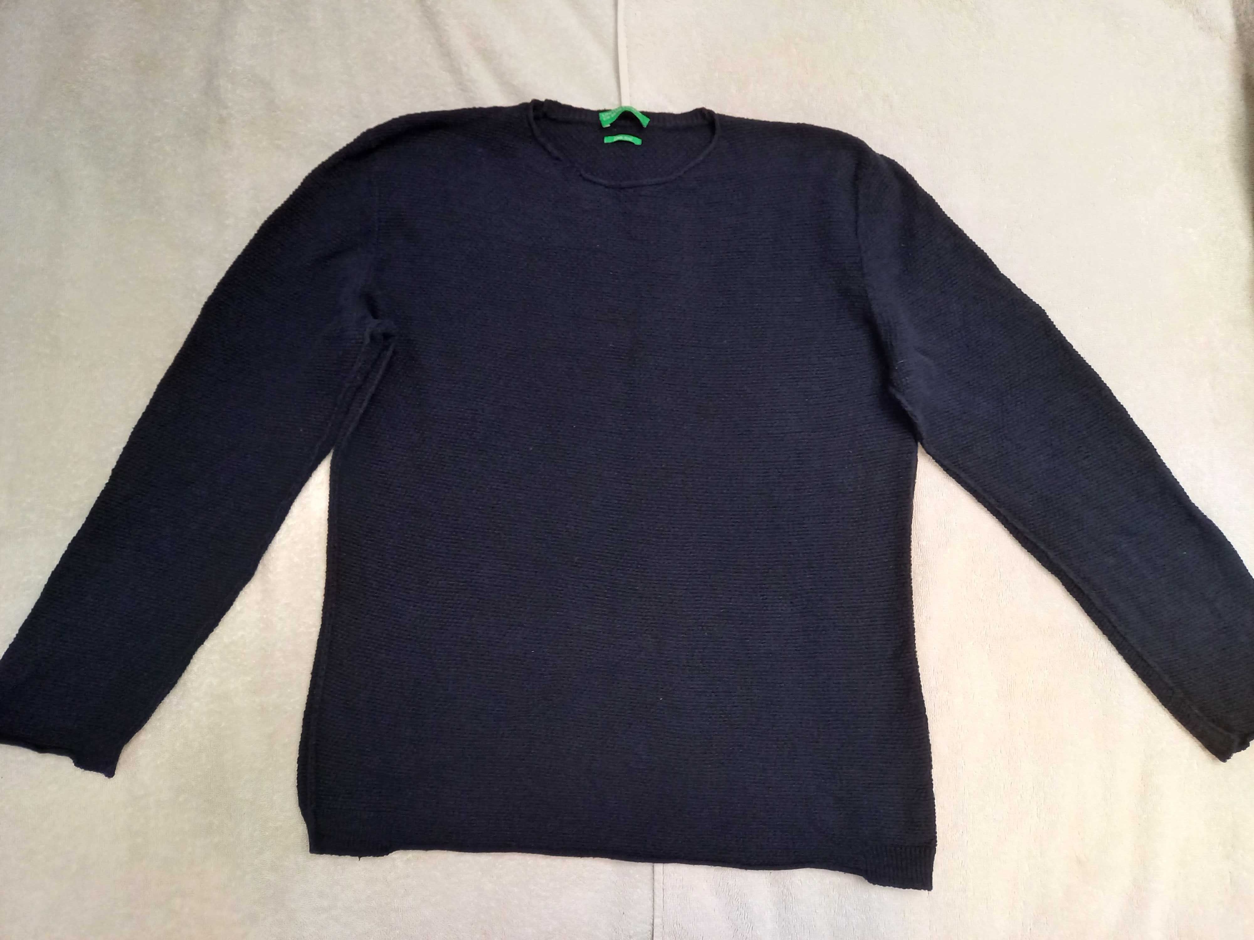 Sweter - granatowy