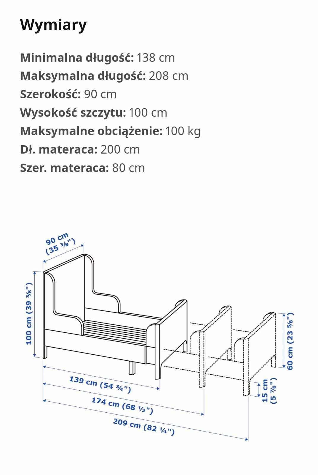 Łóżko rosnące z dzieckiem