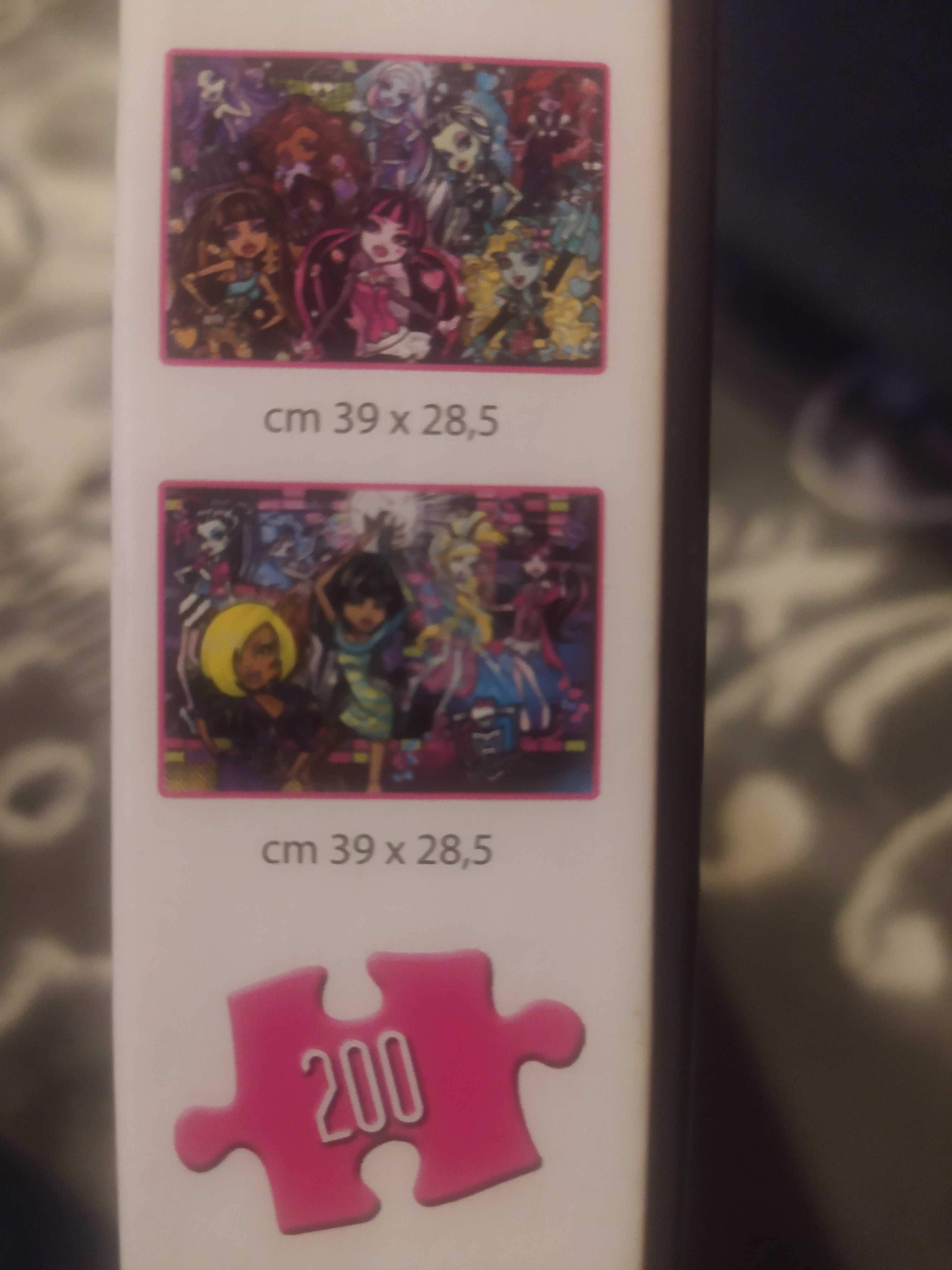 Puzzle 200 elementów Monster High firmy Clementoni