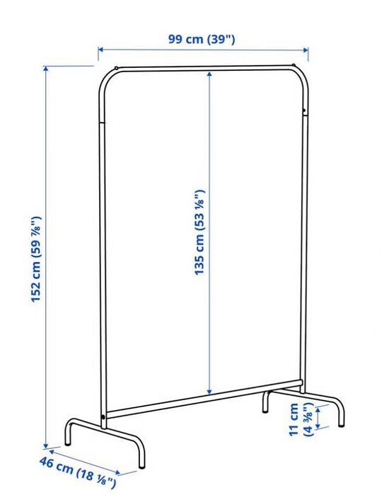 Cabideira | Suporte para cabides | MULIG | IKEA