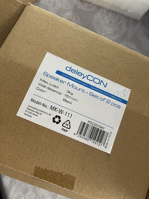 Uchwyt glośnikowy deleycon model mk-w-111 nowy speaker mount