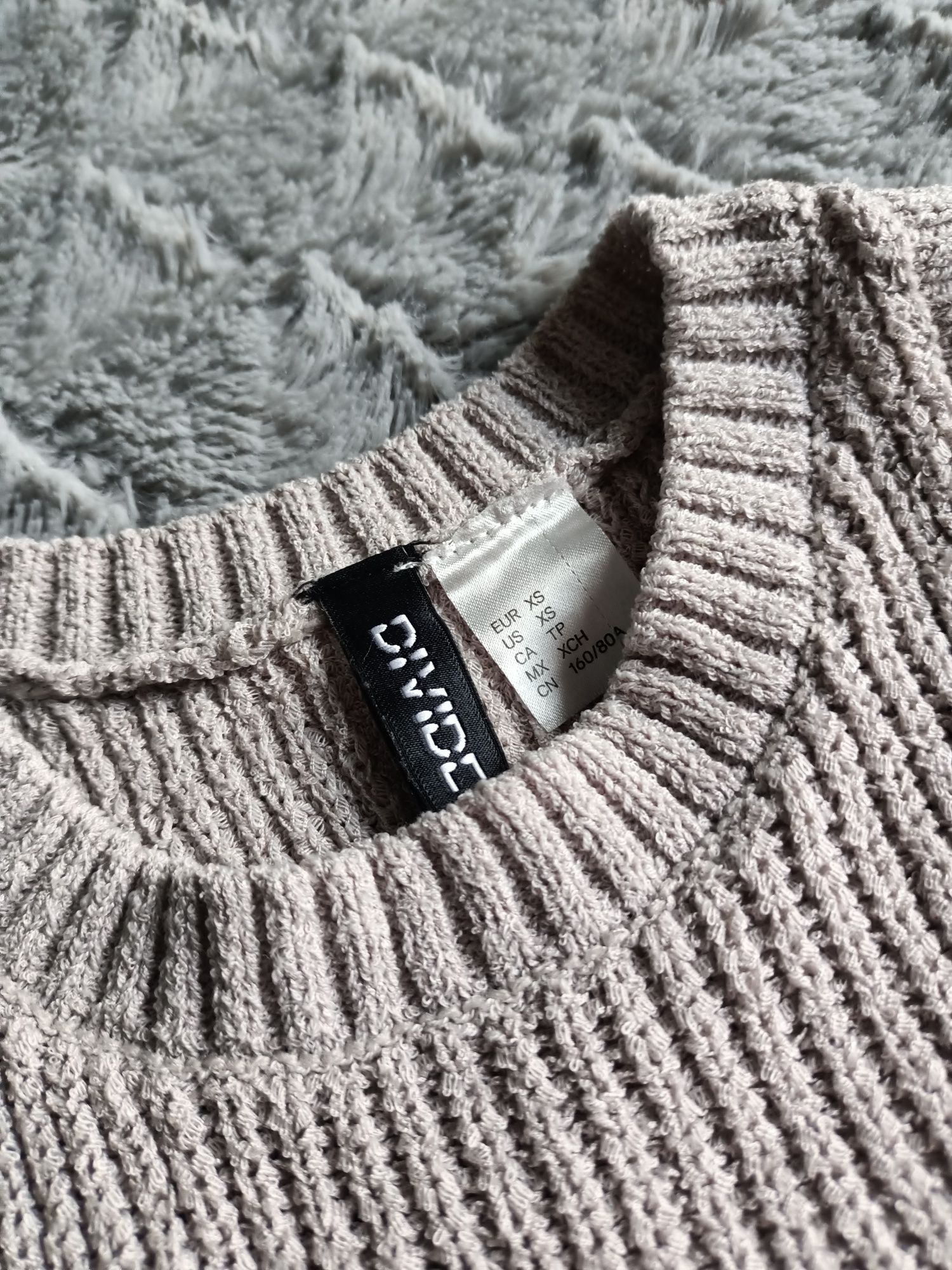 Crop top szary H&M