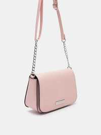Жіноча сумка Sinsay рожева через плече крос-боді женская сумка сумочка