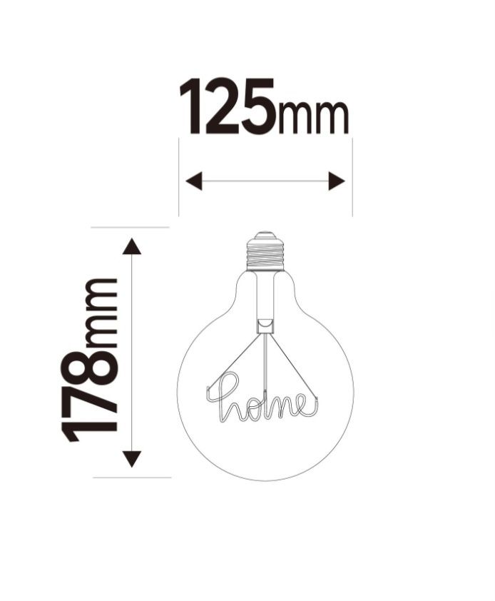 Żarówka Led, retro, lexman, deco, e27, home