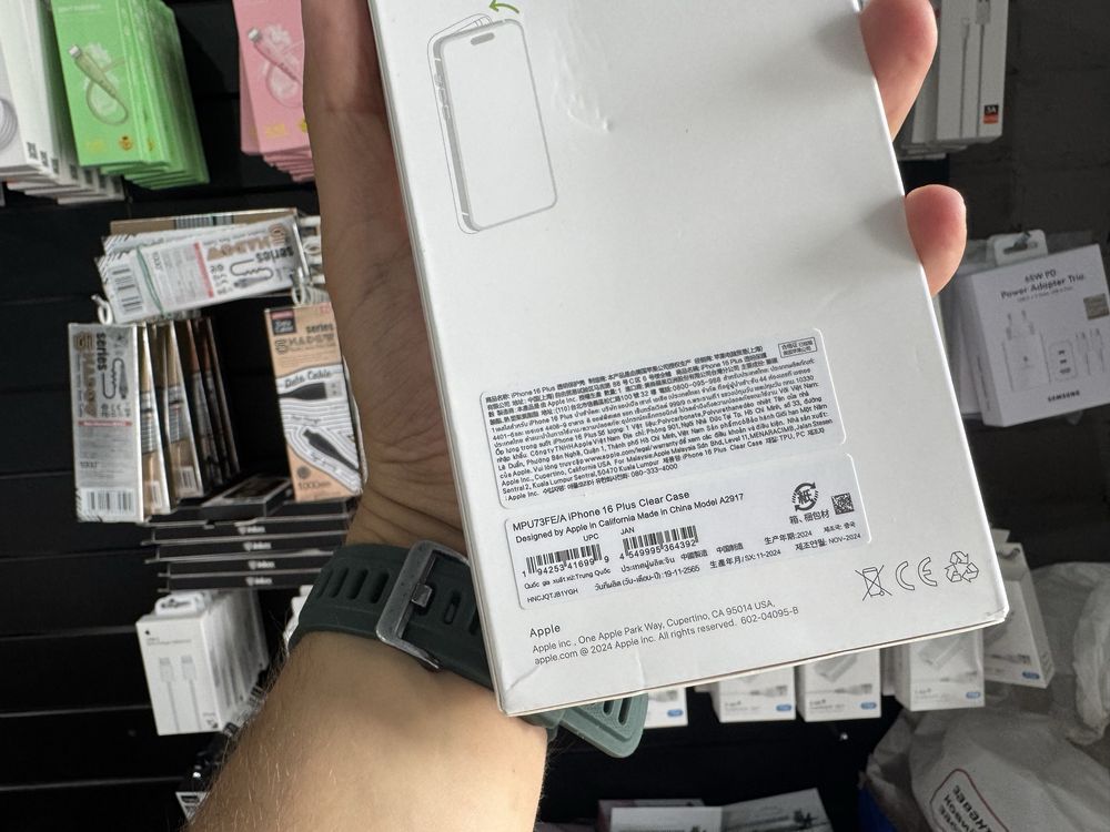 Чохол Clear Case з анімацією для iPhone 16 Plus | MagSafe