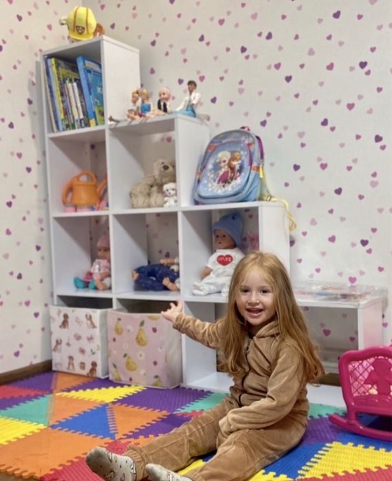 Безкоштовна доставка! Стелаж дитячий, поличка, стелаж для іграшок