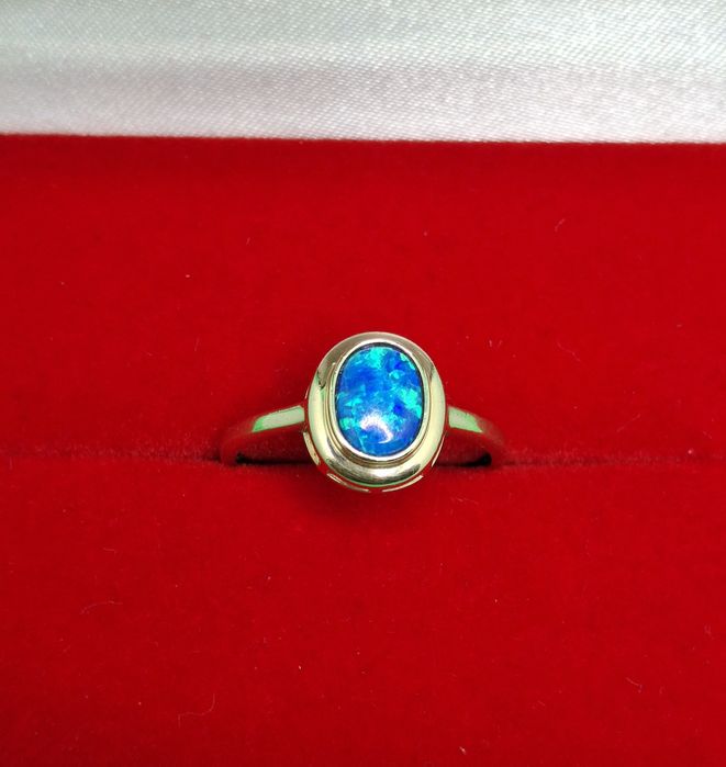 Złoty pierścionek próba 585