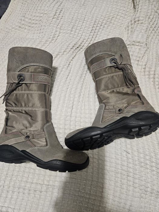 Piękne buty kozaki geox 34 gotatex ocieplane skóra
