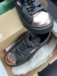 Tenis Puma - basket platform metallic 38