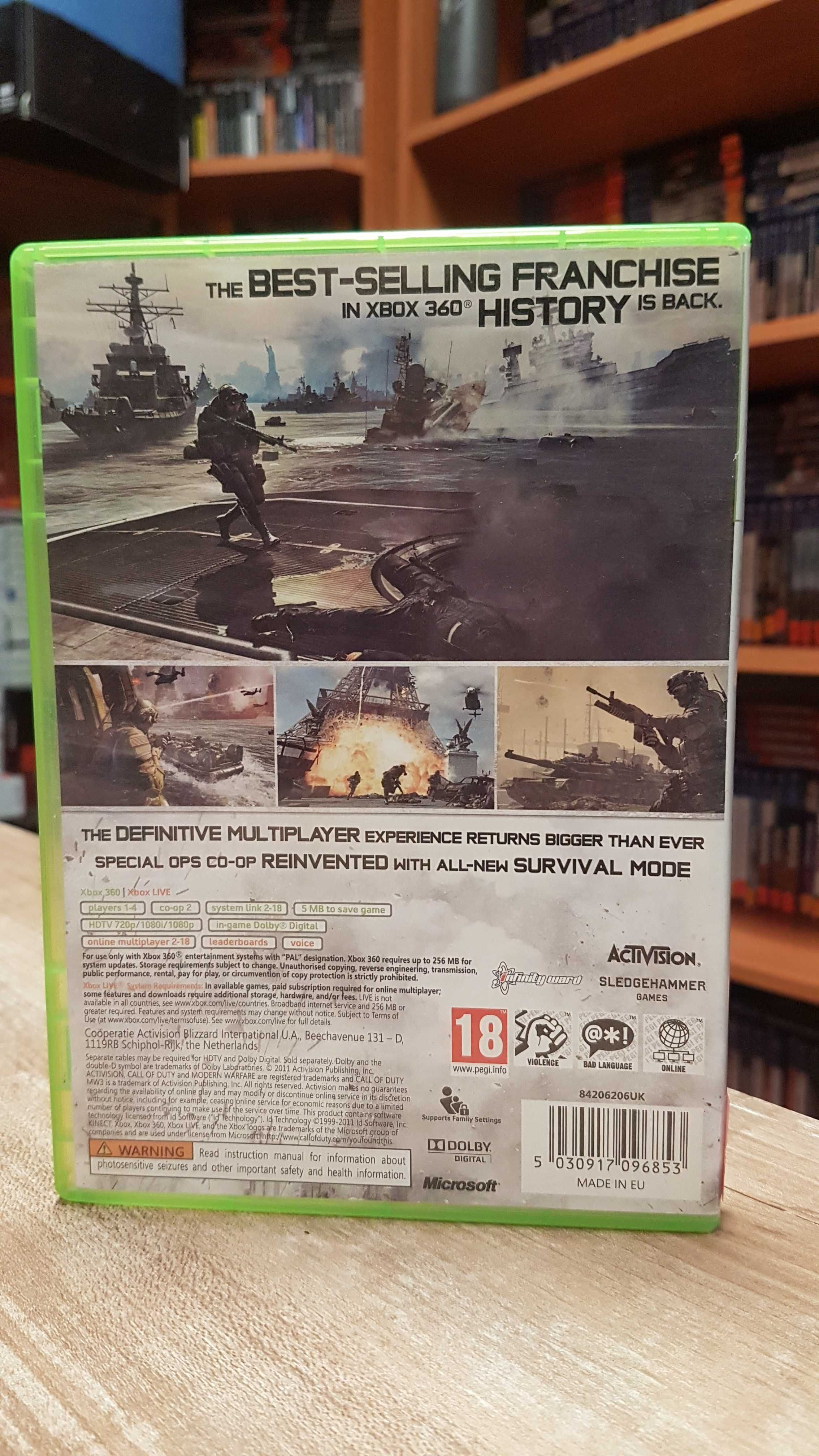 Call of Duty: Modern Warfare 3 (2011) XBOX 360, Sklep Wysyłka Wymiana