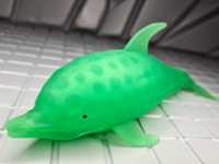 Super gniotek Delfin delfinek z kulkami zabawki sensoryczne antystres