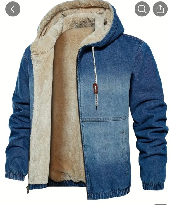 Куртка джинсова з капюшоном