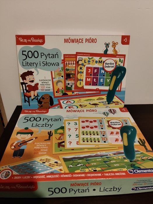 Mówiące pióro litery i słowa, liczby