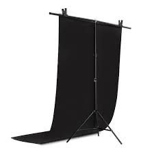Чорний вініловий ПВХ фотофон для предм. зйомки