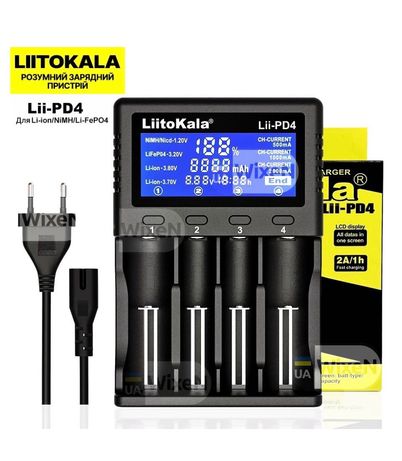 Універсальний зарядний пристрій LiitoKala Lii-PD4  4 канали