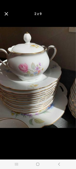 Porcelana stara Seltmann Weiden Bawaria 40 sztuk