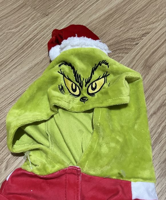 Disfarce de Grinch para cão raça média