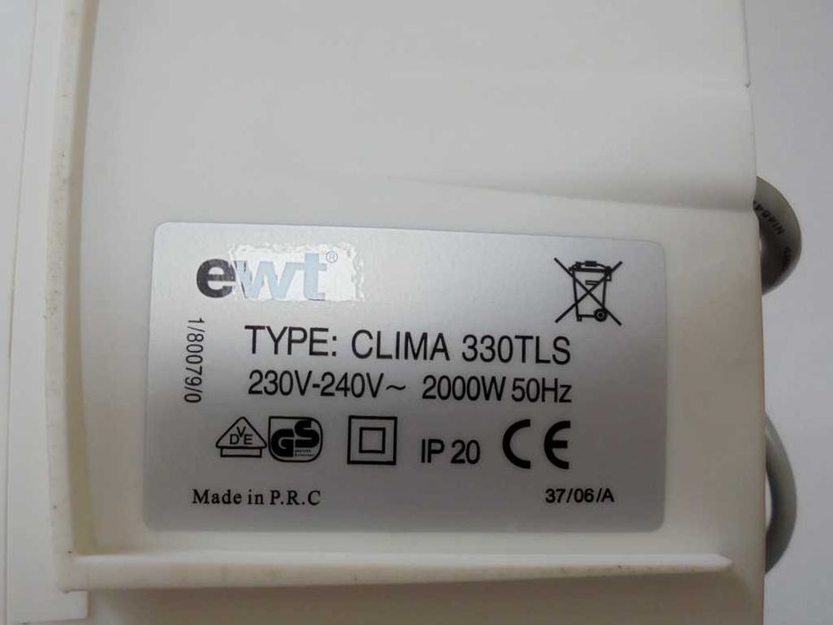 Termowentylator farelka EWT CLIMA 330 TLS 2000W